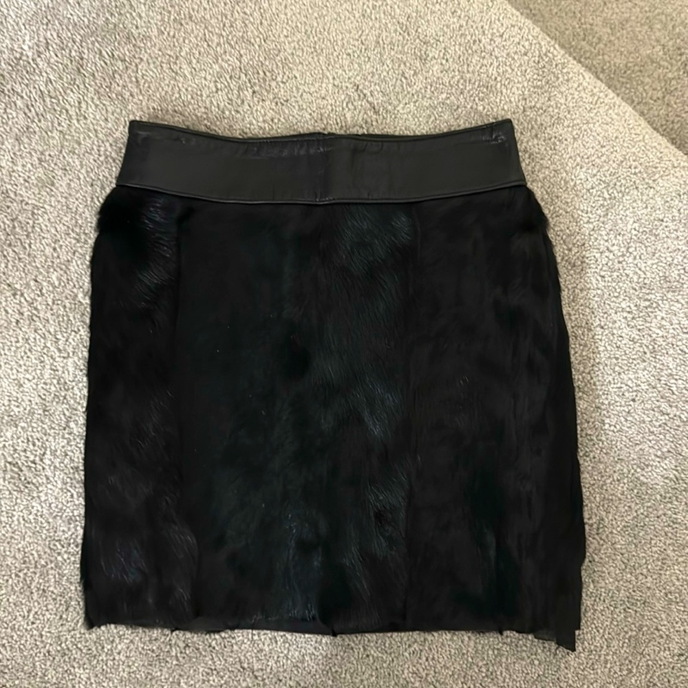 Danier fur skirt in size 0